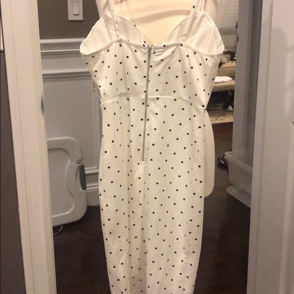 Polka Dot Midi Dress NWT - Picture 3 of 4
